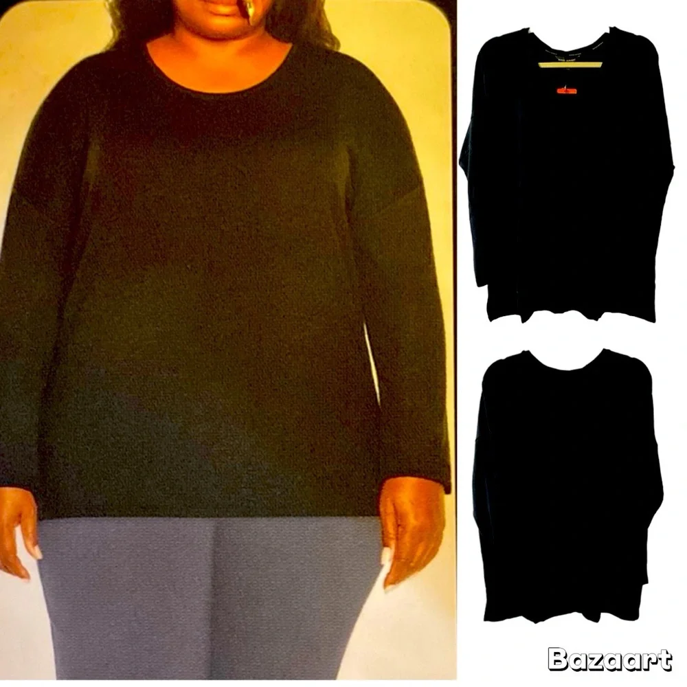 Banana Republic Sweater, Crew neck, Sz XXL, 2X, NWT, Neutral, Stretchy, Normcore - Picture 14 of 14